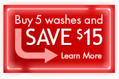 Buy 5 washes and save $105. Learn more.